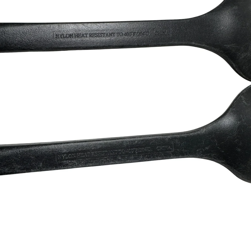 Farberware‎ Calphalon Kitchen Utensil Set 4pc Black Nylon Ladle Slotted Spoons